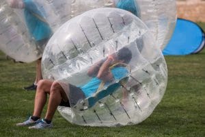 bubble football